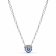 Pandora 390770C01-50 Damen-Halskette 925 Silber Blaues Stiefmütterchen Bild 1