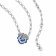Pandora 390770C01-50 Damen-Halskette 925 Silber Blaues Stiefmütterchen Bild 4