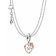 Pandora 39818 Damen-Halskette Herz & Rosenblüte Silber Bild 1