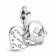 Pandora 799546C01 Silber Charm-Anhänger Katzen und Herzen Bild 1
