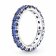 Pandora 190050C02 Ladies' Ring Silver Sparkling Eternity Blue Image 1
