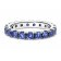 Pandora 190050C02 Ladies' Ring Silver Sparkling Eternity Blue Image 2