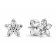Pandora 299239C01 Women's Stud Earrings Sparkling Snowflakes Image 1