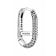 Pandora 299682C01 Single Creole Link-Ohrring Silber Pavé Weiß Bild 1