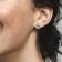 Pandora 291076C01 Women's Stud Earrings Family Always Encircled Silver Image 2