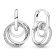 Pandora 291156C01 Ladies' Hoop Earrings Family Always Encircled Silver Image 1