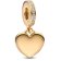 Pandora 768761C01 Charm Pendant Engravable Heart Image 1