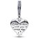 Pandora 15079 Women's Necklace Silver 925 Celestial Shooting Star Heart Image 3