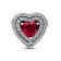 Pandora 15086 Damen-Armband Silber 925 Funkelndes Rotes Herz Bild 3