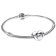 Pandora 15089 Women's Bracelet Silver 925 Open Heart & Script Image 1