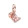 Pandora 782555C01 Dangle Charm Pink Butterfly and Quote Image 1