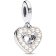 Pandora 792649C01 Charm-Anhänger Silber Perlmuttartiges Weißes Herz Bild 1
