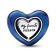 Pandora 792750C01 Bead Charm Silver Blue Spinnable Heart Image 2