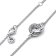 Pandora 392736C01-45 Damen-Halskette 925 Silber Verschlungenes Pavé Bild 3