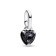 Pandora 793042C01 Pendant Silver Black Chacra Heart Image 1