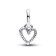 Pandora 793048C00 Pendant Silver Freehand Heart Image 2