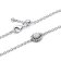Pandora 593001C01 Women's Bracelet Sparkling Pear Halo Silver Image 1