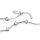 Pandora 593009C01 Women's Silver Bracelet Sparkling Bars Image 2