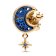 Pandora 762956C01 Charm Mickey Mouse & Minnie Mouse Crescent Moon Image 2