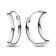 Pandora 292989C00 Silber-Ohrringe für Damen Mond Creolen Bild 1