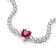 Pandora 590041C02 Damen-Tennisarmband Rotes Funkelndes Herz Silber Bild 2