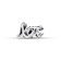 Pandora 793055C00 Silver Charm Handwritten Love Image 1