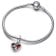 Pandora 793119C01 Charm-Anhänger Rotes Herz mit Doppeltem Schlüsselloch Bild 3