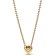 Pandora 368425C01-45 Women's Necklace Sparkling Heart Gold Tone Image 2