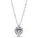Pandora 368425C01-45 Women's Necklace Sparkling Heart Halo Silver Image 2