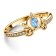Pandora 163059C01 Women's Ring Disney Cinderella's Carriage Gold Tone Image 2