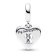 Pandora 68102 Women's Necklace Silver Red Heart with Double Key Hole Set Image 3