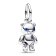 Pandora 68106 Women's Necklace Silver Movable Teddy Bear Set Image 2