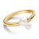 Pandora 163156C01 Women's Ring Duo Freshwater Cultured Pearls Gold Tone Image 2