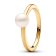 Pandora 163157C01 Ladies' Ring Freshwater Cultured Pearl Gold Tone Image 1
