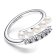 Pandora 193145C01 Women's Silver Ring Freshwater Cultured Pearls & Pavé Image 2