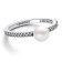 Pandora 193158C01 Women's Ring Silver Freshwater Cultured Pearl and Pavé Image 2