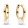 Pandora 263170C01 Women's Hoop Earrings Freshwater Cultured Pearl Gold Tone Image 1