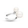 Pandora 293151C01 Ear Cuff Single Earring Duo Freshwater Cultured Pearls Image 1