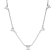Pandora 393160C01-45 Women's Necklace Silver Hearts with Triple Stone Image 2