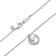 Pandora 393165C01-45 Silver Ladies' Necklace Freshwater Cultured Pearl & Pavé Image 3