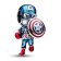 Pandora 793129C01 Silver Bead Charm Marvel The Avengers Captain America Image 1
