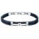 Maserati JM422AVE10 Men's Bracelet Blue Leather/Stainless Steel Image 1