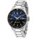 Maserati R8853140001 Men's Wristwatch Sfida silver/blue Image 1