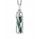 Engelsrufer ERN-HEAL-ML-S Silver Ladies Necklace Powerful Stone Malachite S Image 1