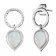 Engelsrufer ERE-PUREDROP-MO Ladies' Earrings Pure Moondrop Silver Image 1