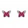 Prinzessin Lillifee 2034006 Girls Stud Earrings Butterfly Silver Image 2