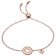 Emporio Armani EG3458221 Women's Bracelet Circle Rose Gold Plated Silver Image 1