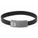 Emporio Armani EGS2757060 Men's Leather Bracelet Black Image 1