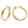 Elaine Firenze 58015 Ladies' Hoop Earrings 585 / 14 K Gold Image 1