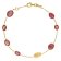Elaine Firenze 223830 Ladies' Bracelet Ruby 585 / 14 K Gold Image 1